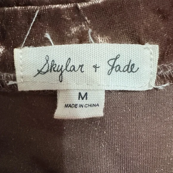 Velvet Brown Women's Dress